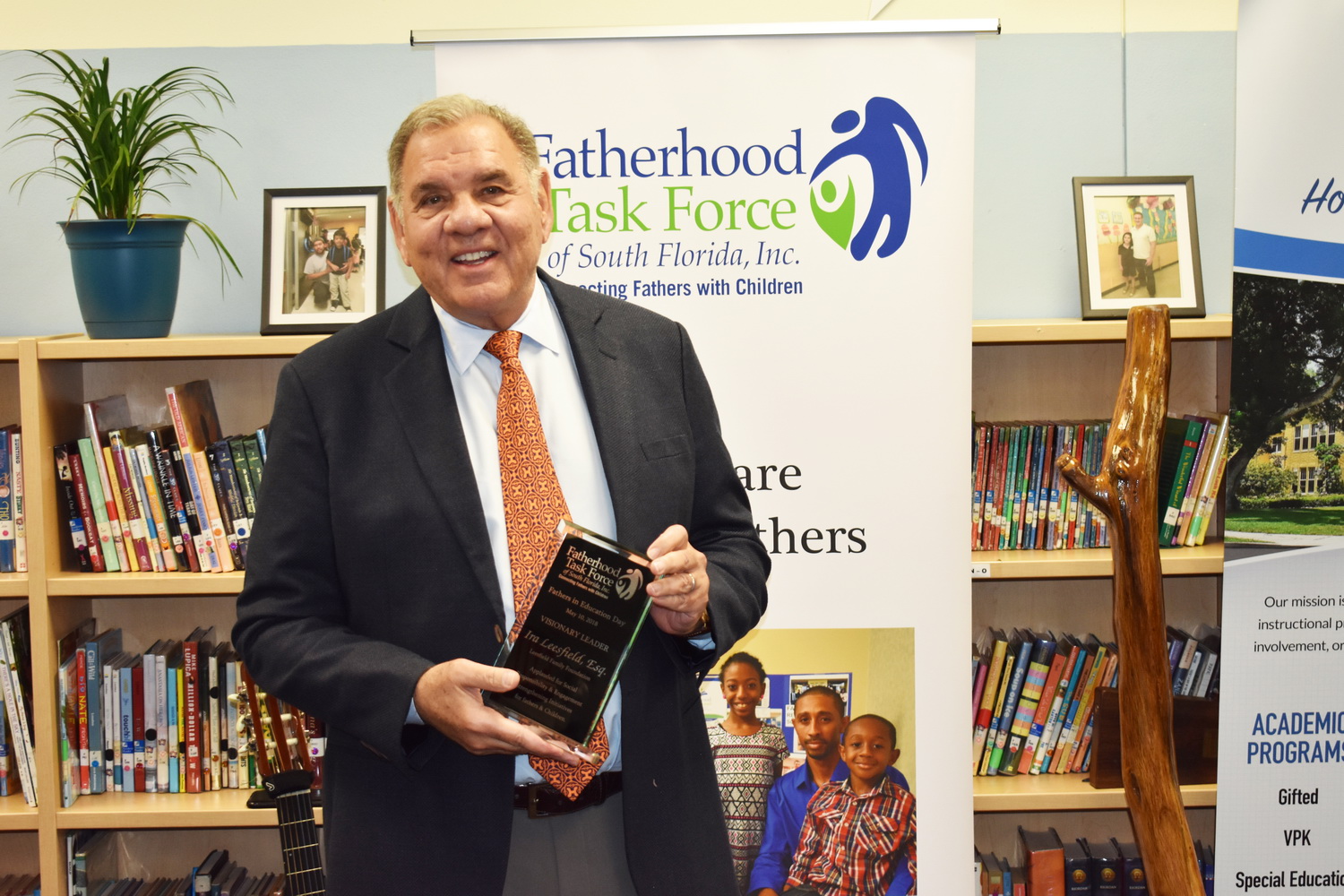 IHL accepting Visionary Award